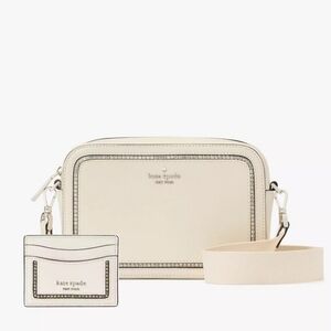Kate Spade NWOT Madison Camera Bag And NWT Morgan Cardholder, with Crystal Inlay